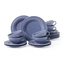 Netto Marken-Discount Seltmann Weiden Teeservice Beat Color Glaze 18er Set Angebot