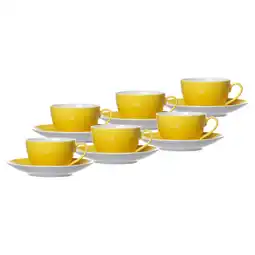 Netto Marken-Discount Ritzenhoff & Breker Kaffeetassen mit Untertassen Doppio 200 ml 6er Set Angebot