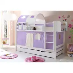Netto Marken-Discount TiCAA Etagenbett Marcel Kiefer weiß Classic Angebot
