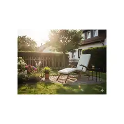 Netto Marken-Discount Ergonomische Sonnenliege, Saunaliege inkl. Auflage aus Akazienholz Angebot