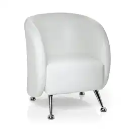 Netto Marken-Discount hjh OFFICE Polstersessel ST. LUCIA Kunstleder mit Armlehnen Angebot