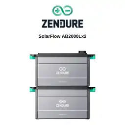 Netto Marken-Discount Zendure SolarFlow AB2000L x2, 3,84kWh Akkus Speicher für Balkonkraftwerk Angebot