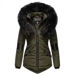 Netto Marken-Discount NAVAHOO Damen Winterjacke edle Steppjacke mit Schwarzem Kunstpelzkragen Nirvana Angebot