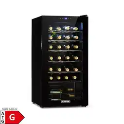 Netto Marken-Discount Shiraz 28 Uno Weinkühlschrank 74l 28Fl Touch-Bedienfeld 5-18°C Schwarz 28 Flaschen 1 Kühlzone Angebot