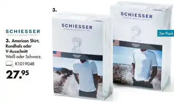 Galeria Schiesser American Shirt, Rundhals oder V-Ausschnitt Angebot