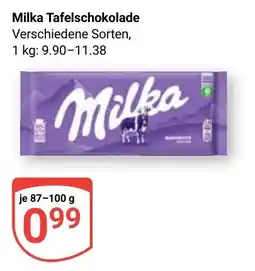 Globus Milka Tafelschokolade Angebot