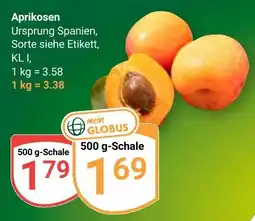 Globus Aprikosen Angebot