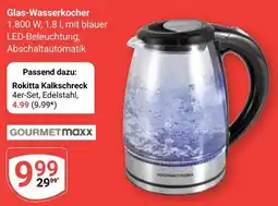 Globus GOURMETMaxx Glas-Wasserkocher Angebot