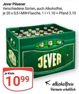 Globus Jever Pilsener Angebot