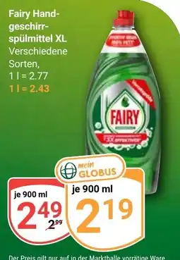 Globus Fairy Handgeschirr spülmittel XL Angebot