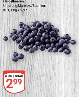 Globus Heidelbeeren Angebot