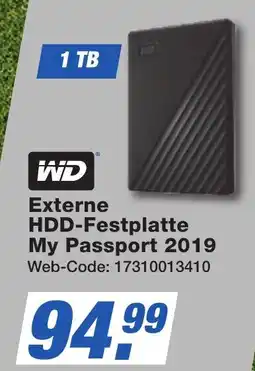 K+B Expert WD Externe HDD-Festplatte My Passport 2019 Angebot
