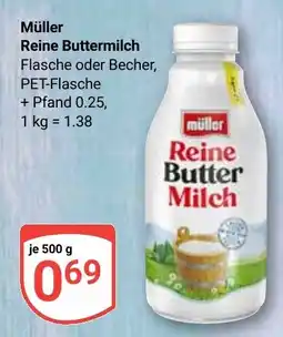 Globus Müller Reine Buttermilch Angebot