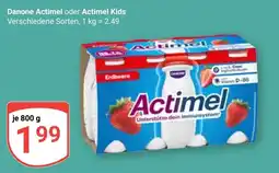 Globus Danone Actimel oder Actimel Kids Angebot