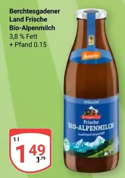 Globus Berchtesgadener Land Frische Bio-Alpenmilch Angebot