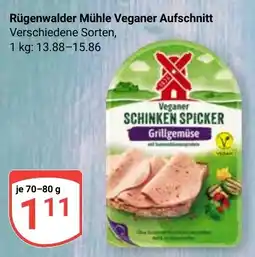 Globus Rügenwalder Mühle Veganer Aufschnitt Angebot