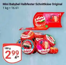 Globus Mini Babybel Halbfester Schnittkäse Original Angebot