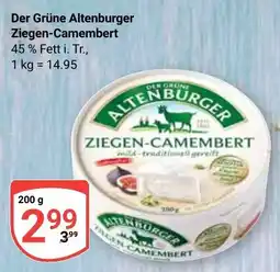 Globus Der Grüne Altenburger Ziegen-Camembert Angebot
