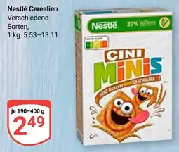 Globus Nestlé Cerealien Angebot