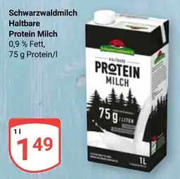 Globus Schwarzwaldmilch Haltbare Protein Milch Angebot