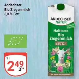 Globus Andechser Bio Ziegenmilch Angebot