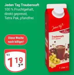 Globus Jeden Tag Traubensaft Angebot