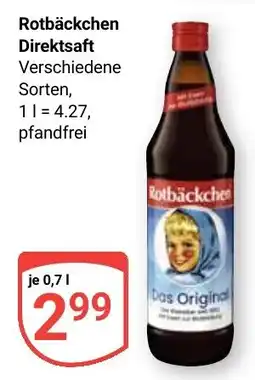 Globus Rotbäckchen Direktsaft Angebot