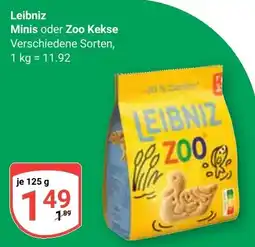 Globus Leibniz Minis oder Zoo Kekse Angebot