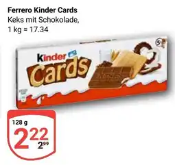 Globus Ferrero Kinder Cards Angebot