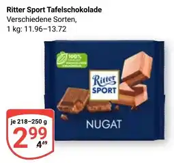 Globus Ritter Sport Tafelschokolade Angebot