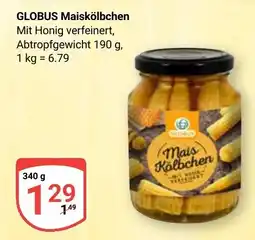 Globus GLOBUS Maiskölbchen Angebot