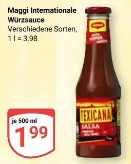 Globus Maggi Internationale Würzsauce Angebot