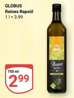 Globus GLOBUS Reines Rapsöl Angebot