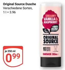 Globus Original Source Dusche Angebot