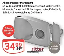 Globus ritter Allesschneider Markant 01 Angebot
