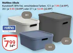 Globus rotho Multibox Albula Angebot