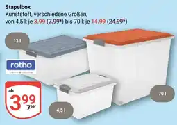 Globus rotho Stapelbox Angebot