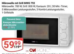 Globus CLATRONIC Mikrowelle mit Grill MWG 792 Angebot