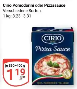 Globus Cirio Pomodorini oder Pizzasauce Angebot
