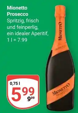 Globus Mionetto Prosecco Angebot