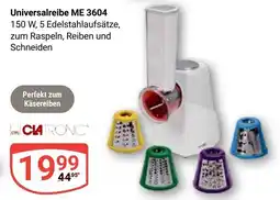 Globus Clatronic Universalreibe ME 3604 Angebot