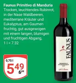 Globus Faunus Primitivo di Manduria Angebot