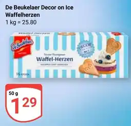 Globus De Beukelaer Decor on Ice Waffelherzen Angebot