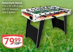 Globus Kickertisch Nation Angebot