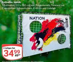 Globus Fußballtor Nation Angebot