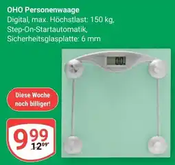 Globus OHO Personenwaage Angebot
