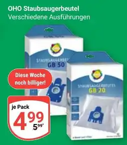 Globus OHO Staubsaugerbeutel Angebot