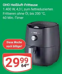 Globus OHO Heißluft-Fritteuse Angebot