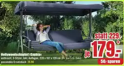 B1 Discount Baumarkt Hollywoodschaukel Sophia Angebot