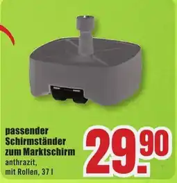 B1 Discount Baumarkt passender Schirmständer zum Marktschirm Angebot